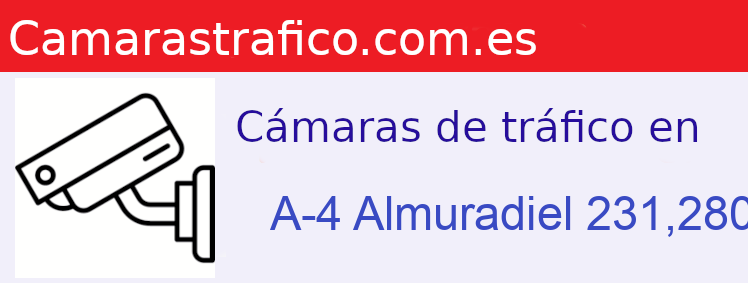 Camara trafico A-4 PK: Almuradiel 231,280